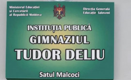 Un gimnaziu din Ialoveni a fost numit în cinstea unui fost deputat