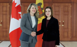 Președinta Maia Sandu a avut o întrevedere cu ministra canadiană de Externe Mélanie Joly