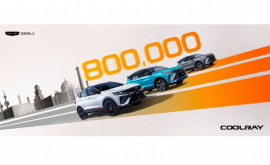 Выпущены 800 000 автомобилей GEELY Coolray продано по всему миру