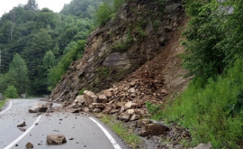 Водитель грузовика чудом спасся после обрушения скалы