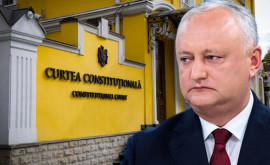 Igor Dodon Legea Parlamentului și hotărîrea Curții Constituționale nu corespund cu Constituția R Moldova