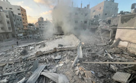 Distrugeri masive în Fîşia Gaza majoritatea clădirilor făcute una cu pămîntul