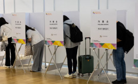 Sudcoreenii au ieșit la vot au loc alegeri parlamentare