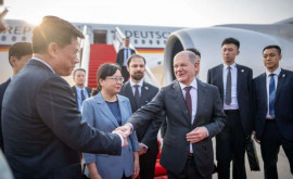 Scholz a sosit întro vizită oficială în China