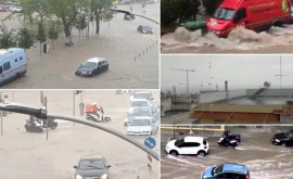 Мощные наводнения в Греции шторм с дождем и градом нанес ущерб