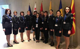 8 femei polițiste din RM participă la o conferința internațională