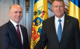 Ce a discutat Pavel Filip cu președintele român Klaus Iohannis