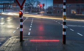 Гениальный светофор для пешеходов в Нидерландах 