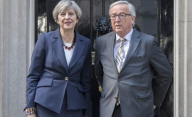 May și Juncker au avut un dineu de lucru indigest