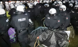 Poliția a dispersat manifestanți la Hamburg
