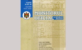 Legea cu privire la Guvern a fost publicată în Monitorul Oficial
