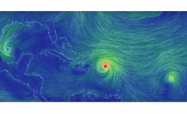 Три урагана в Атлантическом океане Ирма разрушила острова в Атлантике