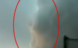 Появилось видео с лицом Путина в облаках урагана Ирма 