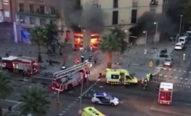 Explozii puternice la o brutărie din Barcelona VIDEO