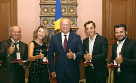 DoReDoS получили государственные награды от президента Молдовы