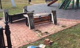 Полиция установила личность вандала сломавшего скамейки в ЧадырЛунге