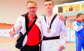 Serghei Uscov a cîștigat bronzul la Europenele de taekwondo