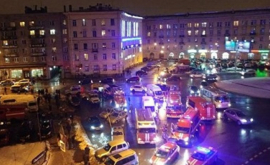 Взрыв в магазине Перекресток в СанктПетербурге 