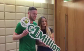 Un fotbalist irlandez a cîştigat un milion de euro la loterie