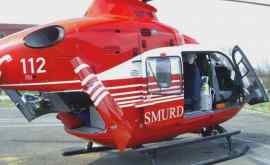 Un elicopter SMURD Iaşi a transportat un pacient de la Vulcăneşti la Chişinău