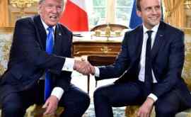 Trump la invitat pe Macron în vizită oficială la Washington