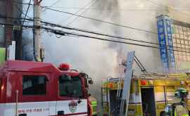 Крупный пожар в больнице в Южной Корее