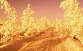 На юге страны выпал оранжевый снег ФОТО