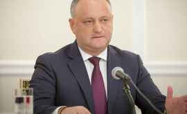 Igor Dodon Intensificarea mișcării unioniste este o amenințare la securitatea Moldovei