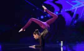 Гимнастка из Молдовы покорила публику на конкурсе талантов