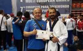 Petru Cataraga a devenit vicecampion european la parataekwondo