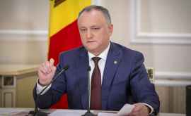Dodon sa pronunţat pentru consolidarea statutului de neutralitate permanentă a Moldovei