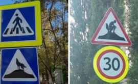Indicatoare rutiere stranii pe străzile Chişinăului Care este explicația Primăriei