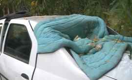 Cîțiva copii ai străzii șiau găsit adăpost întro mașină abandonată 