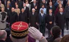 Додон и другие политически лидеры на военной церемонии в Париже LIVE