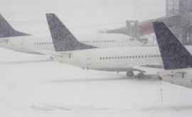 Как пилоты сажали самолеты в условиях снегопада ФОТО