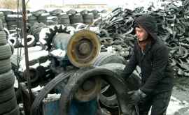 Житель Кишинева наладил переработку использованных шин