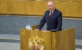 Detalii din discursul lui Igor Dodon în duma de Stat a FR FOTO