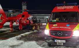 Житель Вулканешт в тяжелом состоянии был доставлен в Кишинев на вертолете 