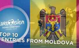 Top 10 cele mai bune evoluții ale Moldovei la Eurovision VIDEO