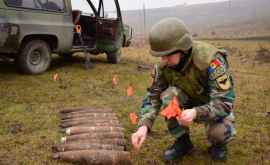 Peste 20 de obiecte explozive distruse de geniștii Armatei Naționale