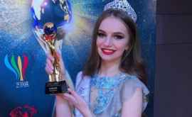 O tînără din Moldova sa clasat pe locul 4 la Miss All Nations 2019 FOTO