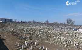 Cum arată cimitirul evreiesc din Chișinău după tăierea copacilor VIDEO cu drona