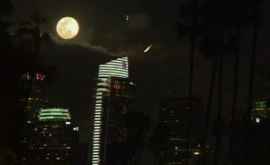Mingea de foc de pe cerul din Los Angeles VIDEO