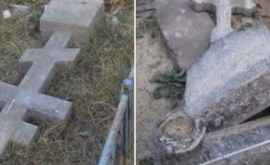 Mai multe morminte din Vorniceni au fost vandalizate Primii suspecți