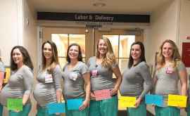 Nouă asistente dintro secție au rămas gravide în același timp