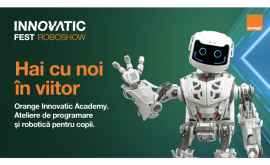 Învață tehnologia și programarea roboților la atelierele Orange Innovatic Academy