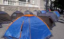 Сколько стоят палатки установленные протестующими перед государственными учреждениями ФОТО