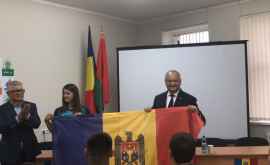 Додон встретился в Минске с участниками Вторых Европейских игр из Молдовы ВИДЕО