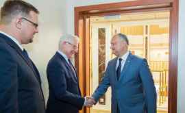 Dodon sa întîlnit cu ministrul de externe al Poloniei