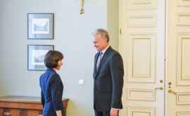 Санду встретилась в Вильнюсе с президентом Литвы
